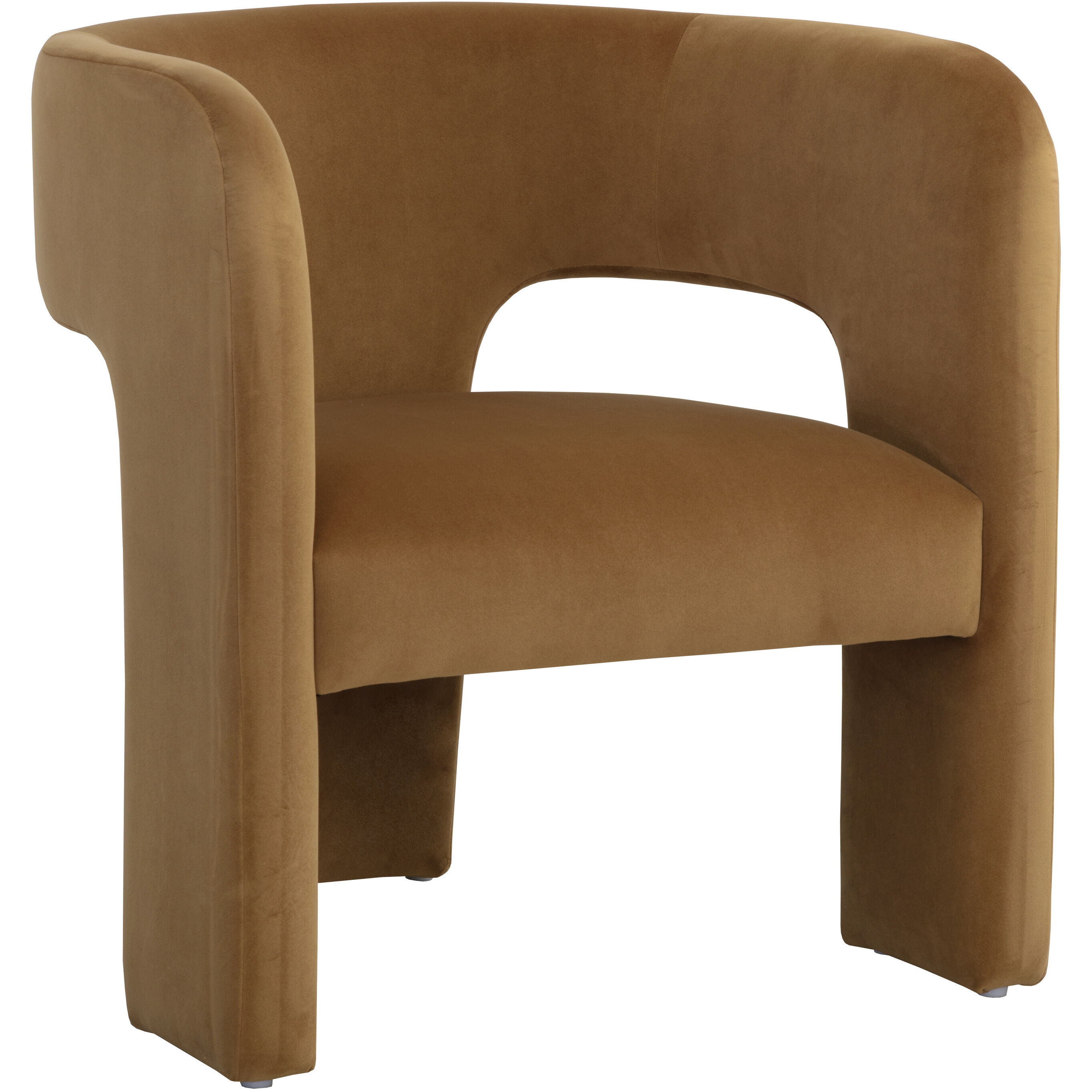 Isidore Meg Gold Lounge Chair